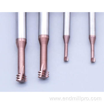 Solid Carbide Coated Thread End Mill Milling Cutter